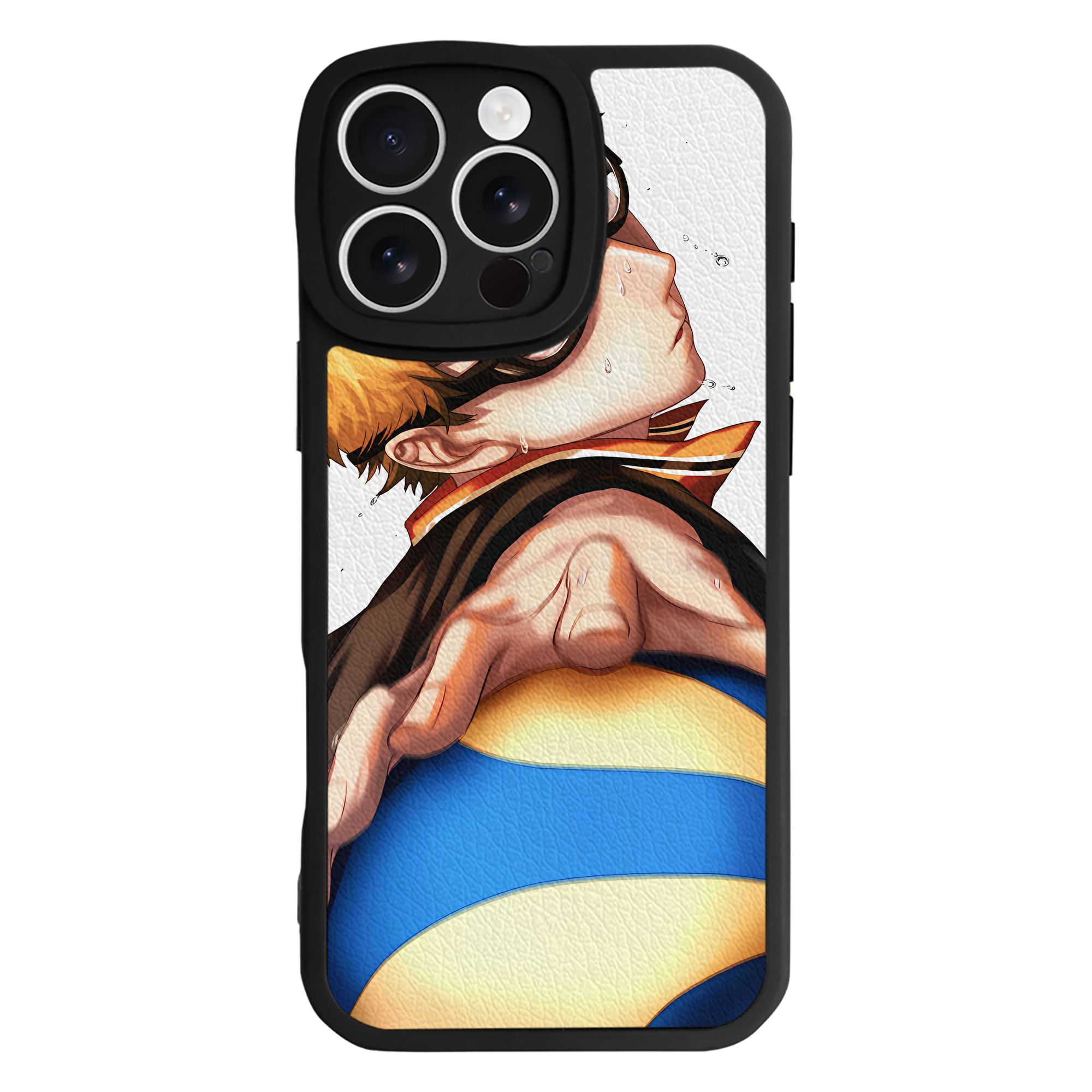 （画像用） ハイキュー!! Haikyu!! 【iPhone 16シリーズ対応】シリコンスマホケース（レザー調） 材質：シリコン